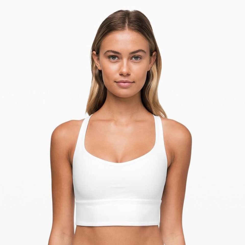 Lululemon Free to Be Bra Wild Long Line in White